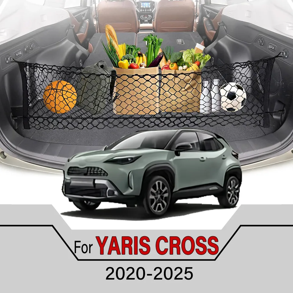 Cargo Net Strettable, Gadgets automobilov, nastaviteľná elastická skladovacia sieť s háčikom pre krížový kríž 2020-2025