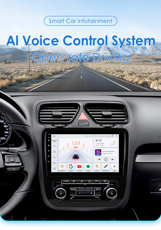 CarPlay 4G 2Din Android 13 Autoradio pre Volkswagen Scirocco 3 III MK3 2008 - 2014 CAR Radio Multimedia Video Player GPS Stereo