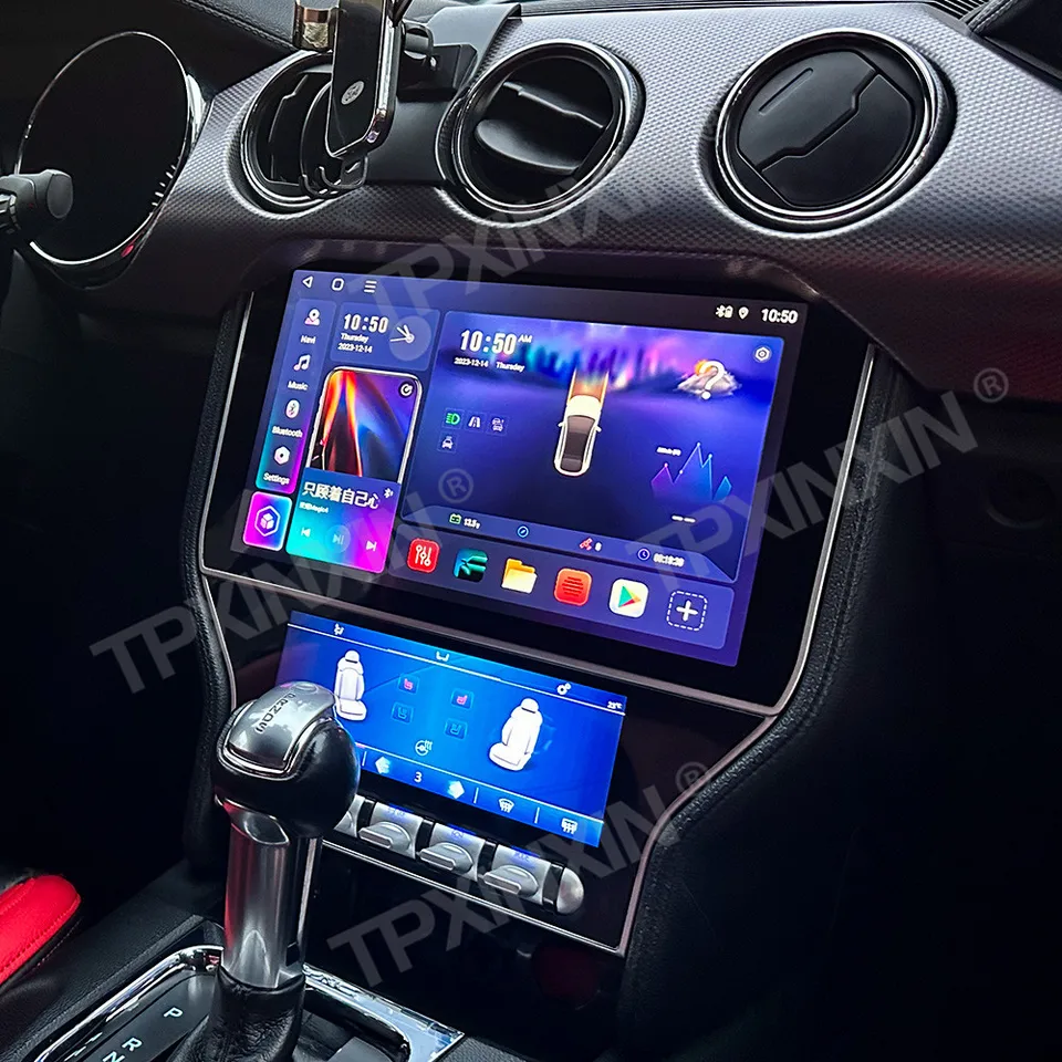 CarPlay Android 13 Automatické stereo pre Ford Mustang 2015-2020 Multimediálny hráč CAR GPS navigačnú jednotku Elektronický displej