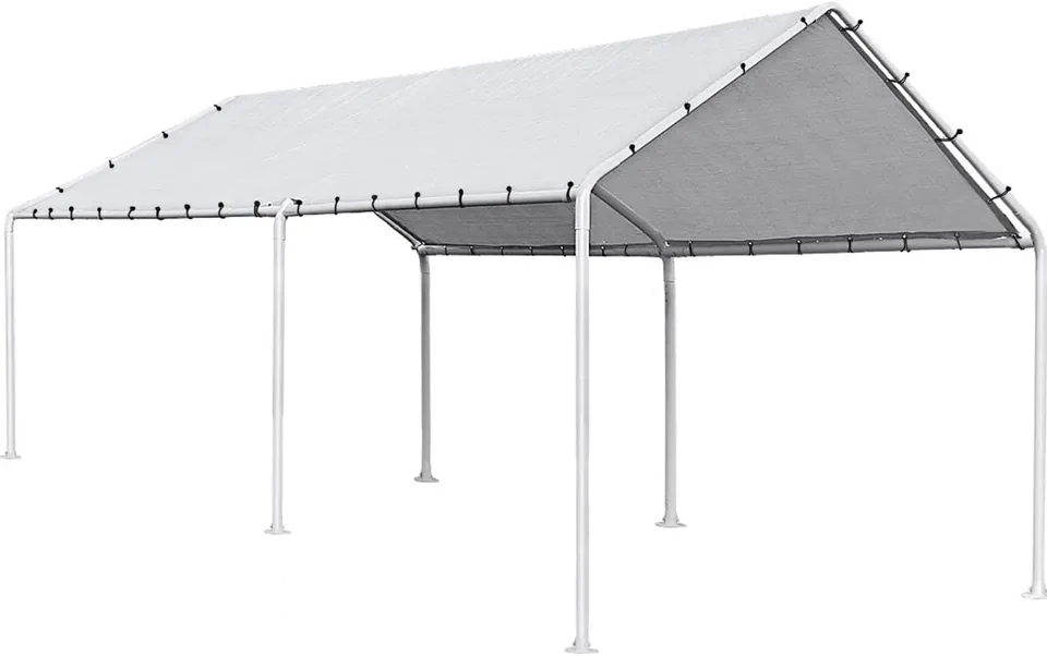 Carport Car Port Party Stan Stan 10x20 Canopy Stan Metal carport súpravy vonkajšie záhradné altánok, nie dobré pre silné.