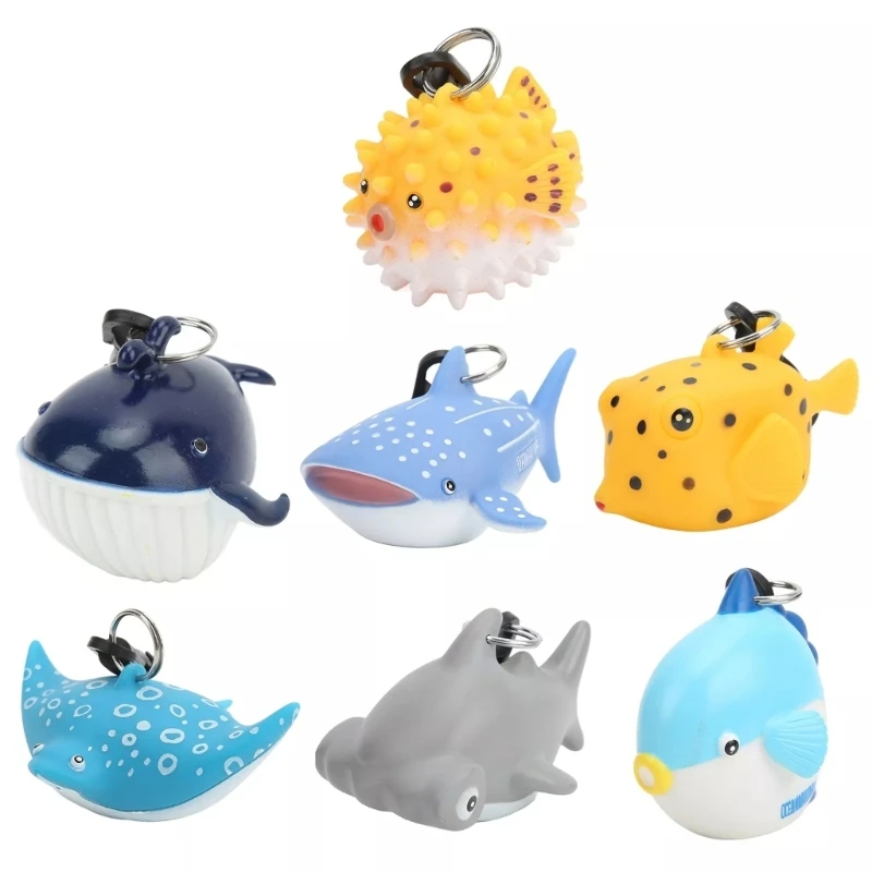 Cartoon Fish Scubas ponorí náustok Prach odolný držiak na regulátor krytu s regulátorom Clip Dives Cover Cover Potápanie príslušenstva