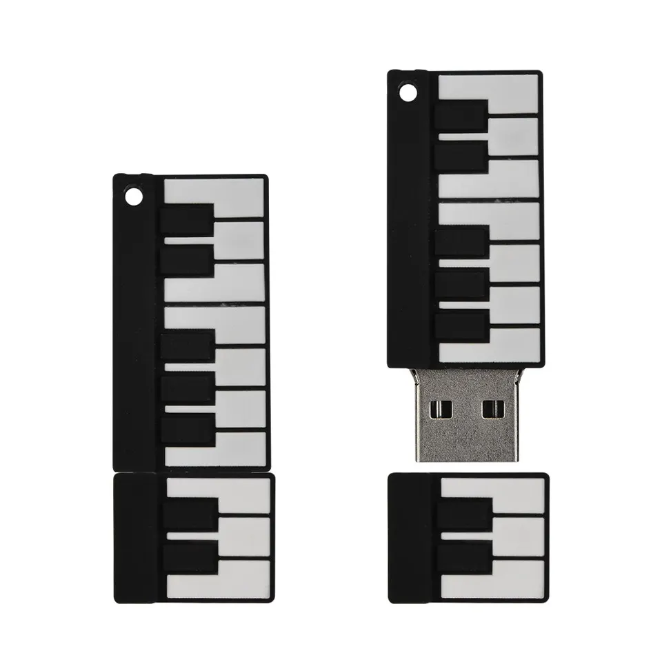 Cartoon Piano Key Flash Drive 64 GB Memory Stick USB Flash Drive 64GB2.0 Cartoon Pen Drive 64 GB USB Stick 64GB Gift USB USB