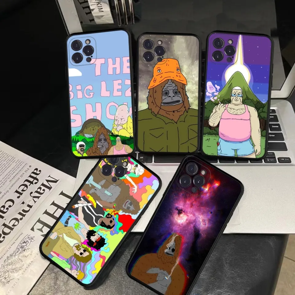 Cartoon The Big Lez Show Pase Puzdro Silikone Soft pre iPhone 15 14 13 12 11 11 Pro Mini XS Max 8 7 6 Plus xs xr xr kryt