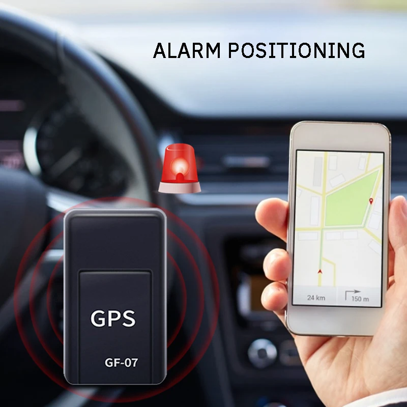 CARTracker Real Time Tracking Anti Theft Anti Lookator Mini Magnetic GF-07 GPS Automatické silné Magnetic Mount SIM Message Poolter