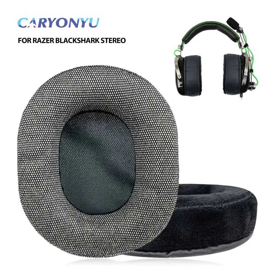 Caryonyu náhradné uši pre Razer Blackshark Stereo slúchadlá Zhusťujú pamäťové penové penové vankúše
