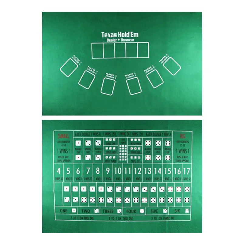 Casino Party Entertainment Hold Cablecloth Flanel Table Mat