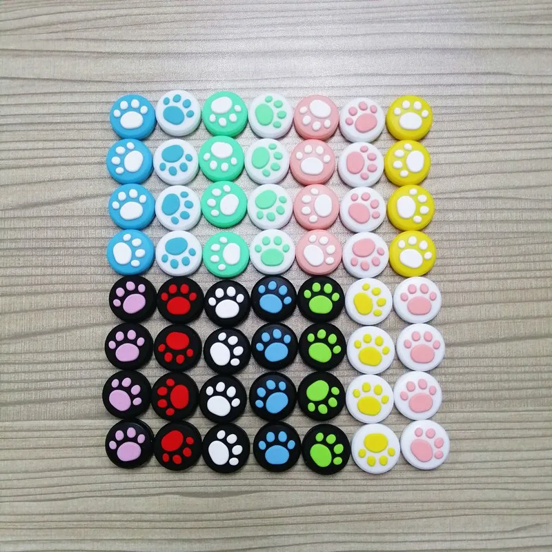 Cat Claw Gomp Cap palec Grip Joycon Joystick Silikone Ochranný kryt ovládač