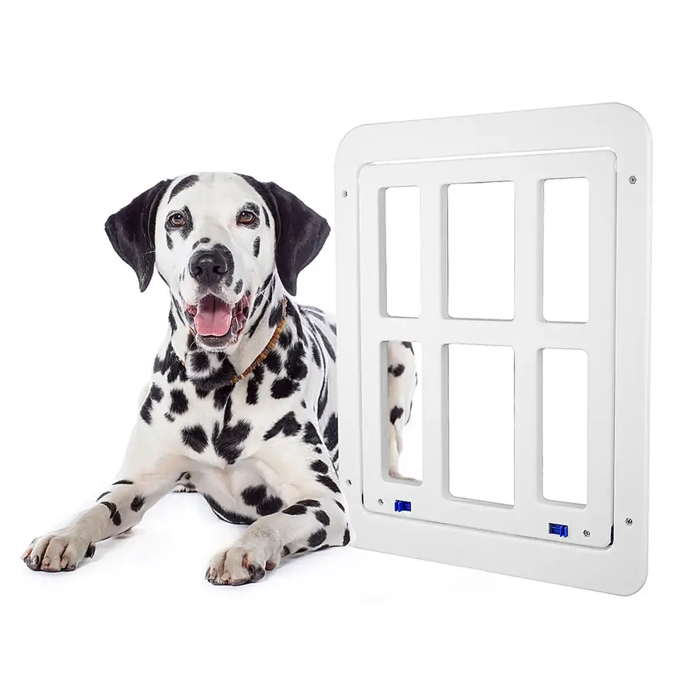 CAT DOOR PET Vstup do bezpečia feromagnetického domáceho maznáčika 2 spôsoby uzamknutia automaticky