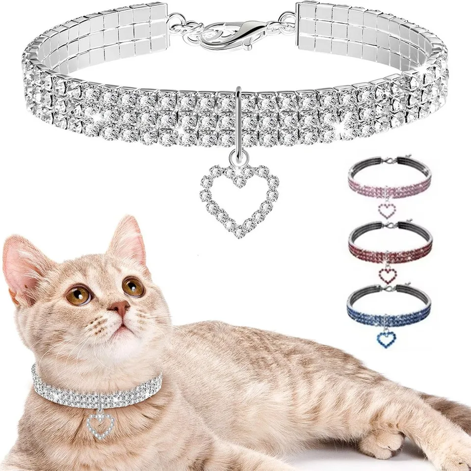 CAT GORLAR Tri riadky elastické milujúce kamienky