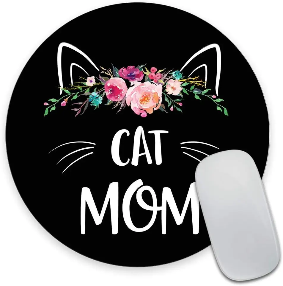 CAT MOM FLORAL CIRCLE GAMING MOUSU MOSE NEZMLUČENÁ GUMBER MOUSU MOŽNÉ PODOBNÉ MOŽNÉ MOŽNÉ MOŽNÉ MOŽNÉ MOŽNÉ MOŽNOSŤ PRE OBSAHOVÝ KAPUMENT NAPLAKU 7.9 