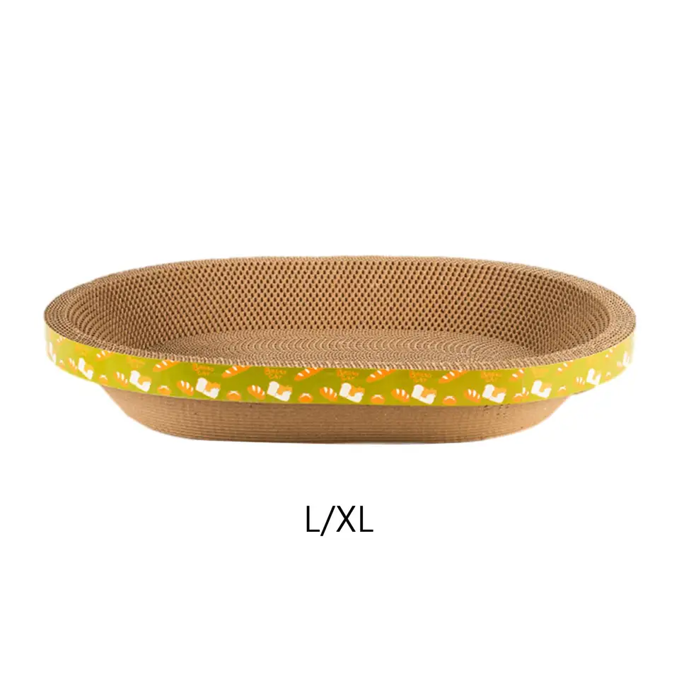 Cat Scratcher Cardboards Cat Scratcher Mat Pet vankúšik vlnitej poškriabanej podložky Lounge Bed pre mačiatko spanie odpočíva hranie
