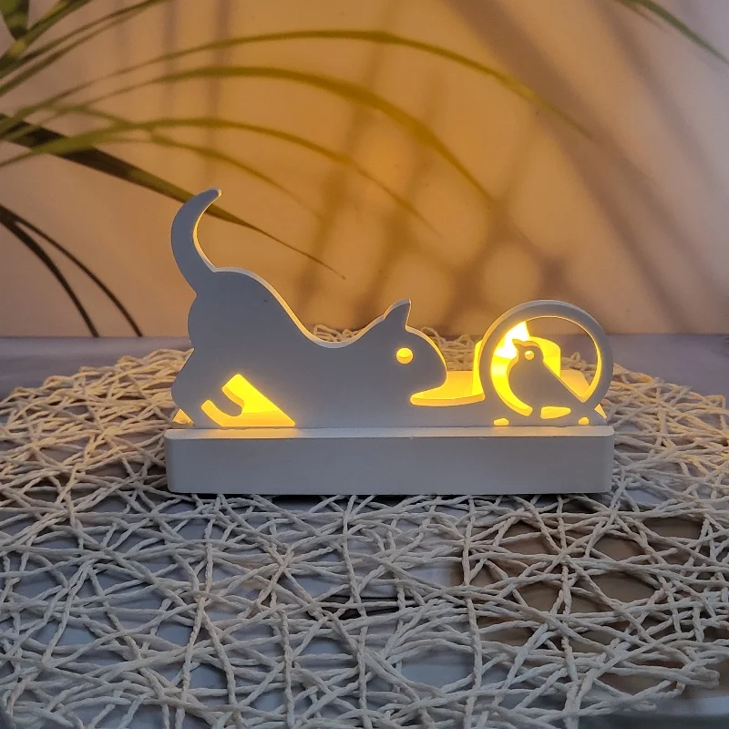 Cat Snowman Vianočné sviečky Držiak na sviečky ozdoby plesní