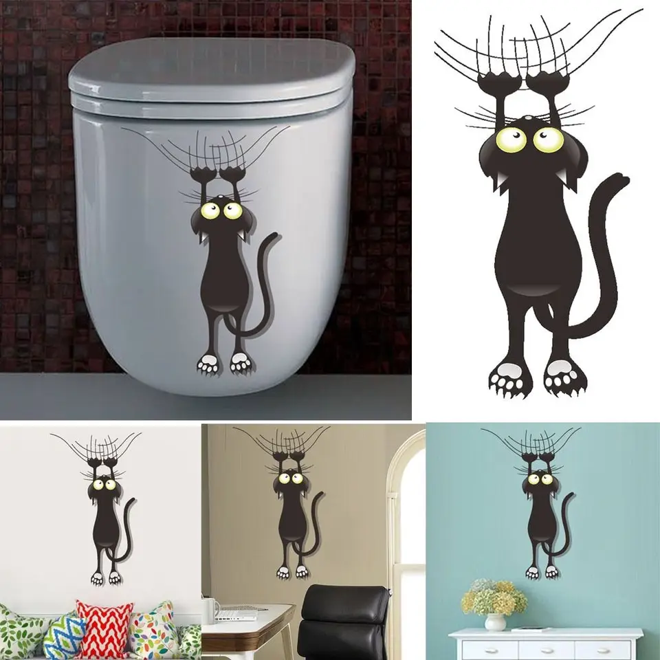 CAT STRANDE Self Adhesive Odnímateľná mačka poškriabanie nálepky na nálepku