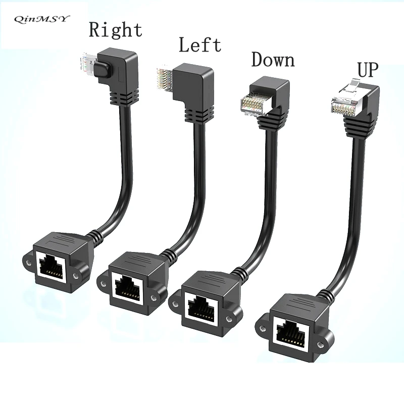 CAT6 ethernet kábel RJ45 Pravý uhol siete UTP sieťový kábel 90 stupňov CAT6A LAN KABLES PRE NAPLAKOVÝ ROUTER TV Box