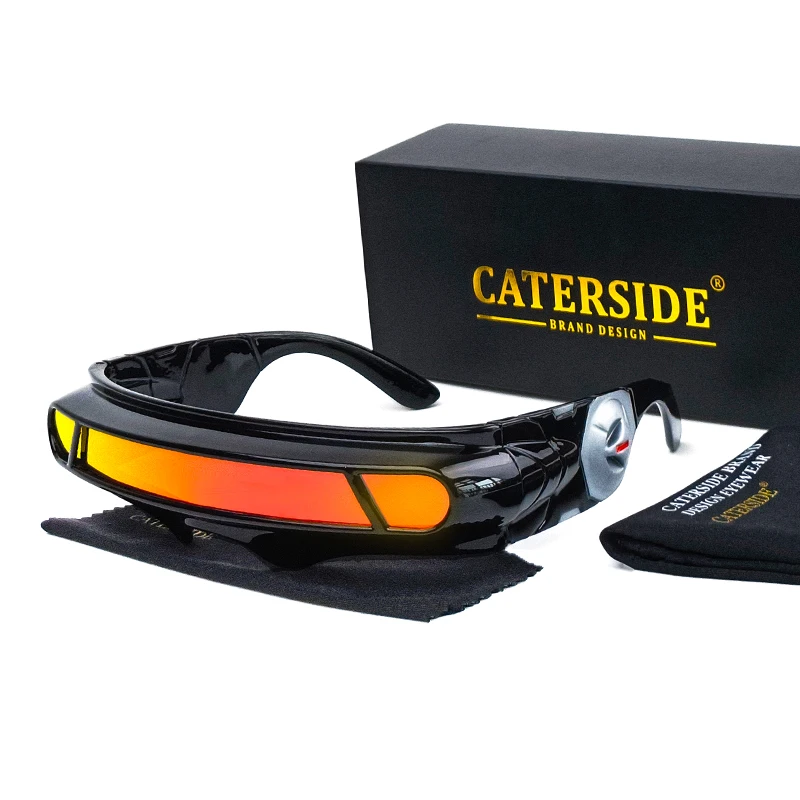 Caterside rola hranie slnečných okuliarov polarizované jeden kus alotypický TR90 Temple Glasses Halloween Personalizované chladné cestovanie