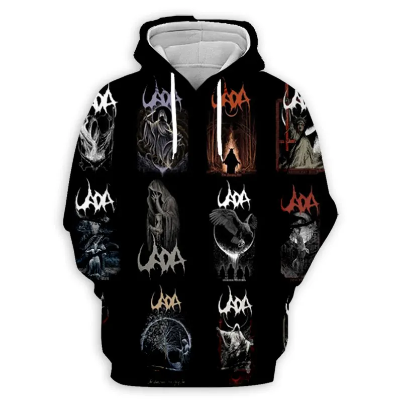 Cavving 3D tlačená kapela UADA Zipper Hoodies Zips s kapucňou mikinu harajuku mikiny pre mužov/ženy