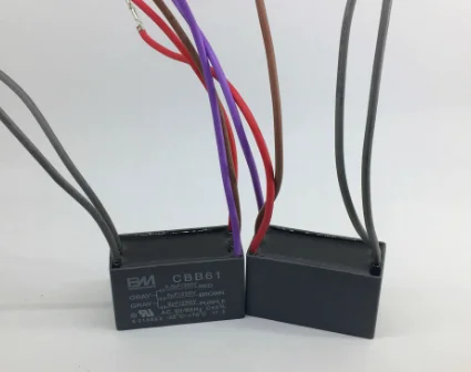 CBB61 3.5UF+5UF+6UF 250V 300V 5 vodičov Spustenie kondenzátora Elektrický ventilátor