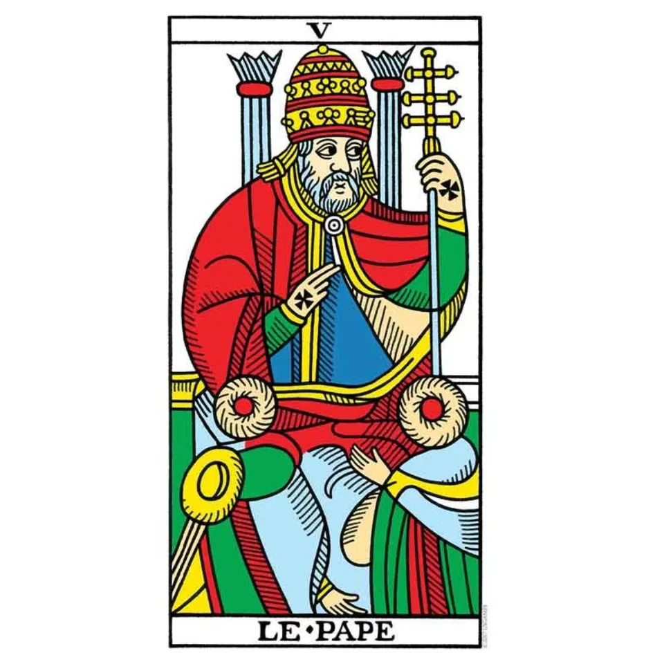 CBD Tarot de Marseille 12x7 cm papierové manuálne kartové hry