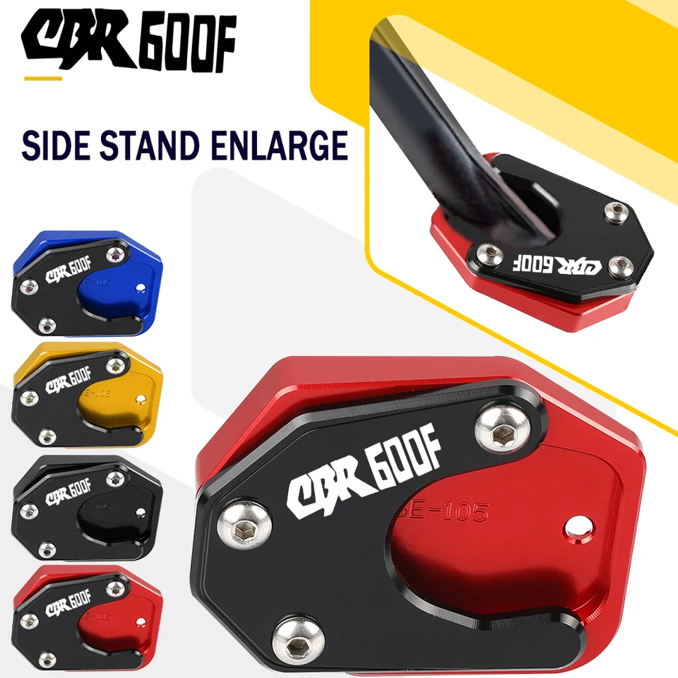 CBR600 F Motocykelový bočný stojan Zväčšenie podložky Kickstand Extension Support Plate pre Honda CBR 600 F CBR600F CBR 600F 2011 2012 2012 2013