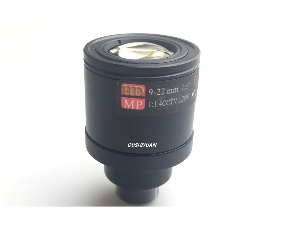 CCTV objektív HD 9-22 mm M12 MANUÁLNE ZOOMU ZOME ZARIADENIE MTV HD objektív pre HD IP TVI TVI CVI AHD SECONÁLNE DVR SYSTÉMY DVR