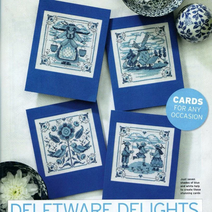 CD41 Cross Stitch Kit Balíčko pohľady na karty Vyšívanie počítadla Krížové šitie súpravy vianočnej matky deň otcov