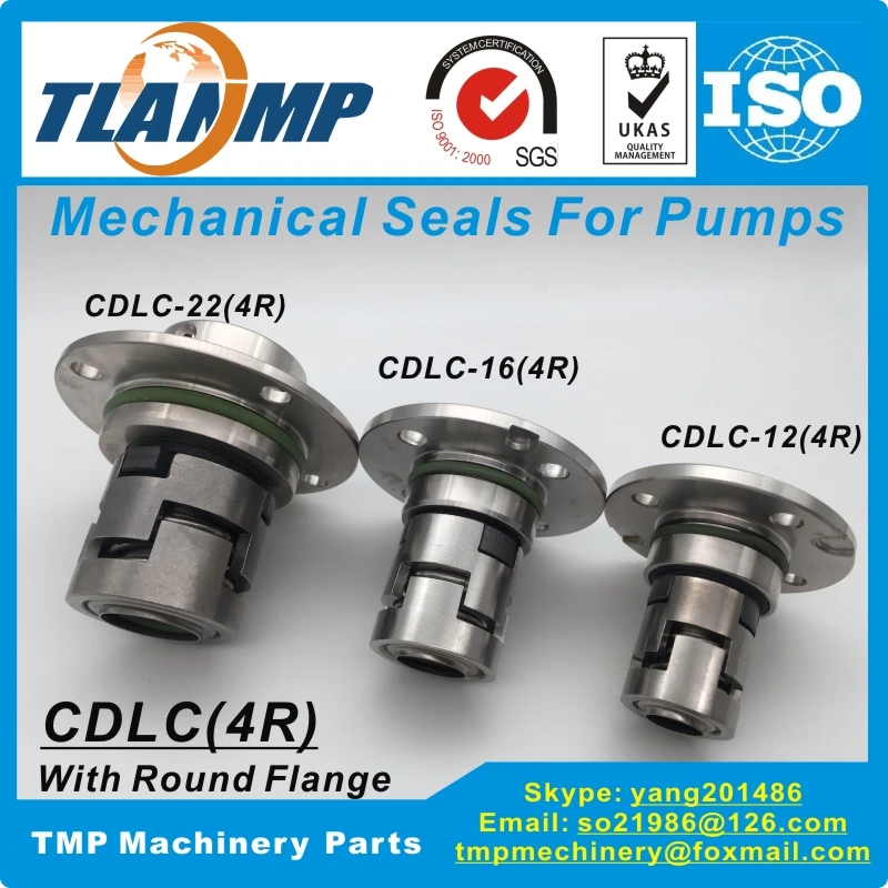 CDLC-12 (4R) CDLC-16 (4R) CDLC-22 (4R) kazety TLANMP Mechanické tesnenia so 4 otvormi okrúhle príruby pre CNP CDL/CDLF čerpadlá