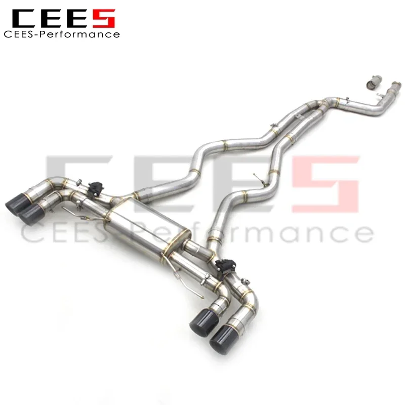 CEES Performance Titanium Catback výfukové systémy pre BMW M340/M340I G20 3,0T 2019-2023 Racing Sport Car Sump Rúrky tlmič