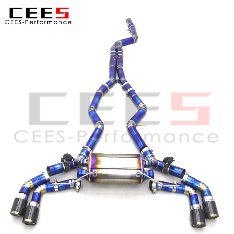 CEES Valved Sport Sump Systy pre BMW M240/M240I B58 3,0T 2017-2023 Výfukový systém automobilu Titaniové potrubia tlmič