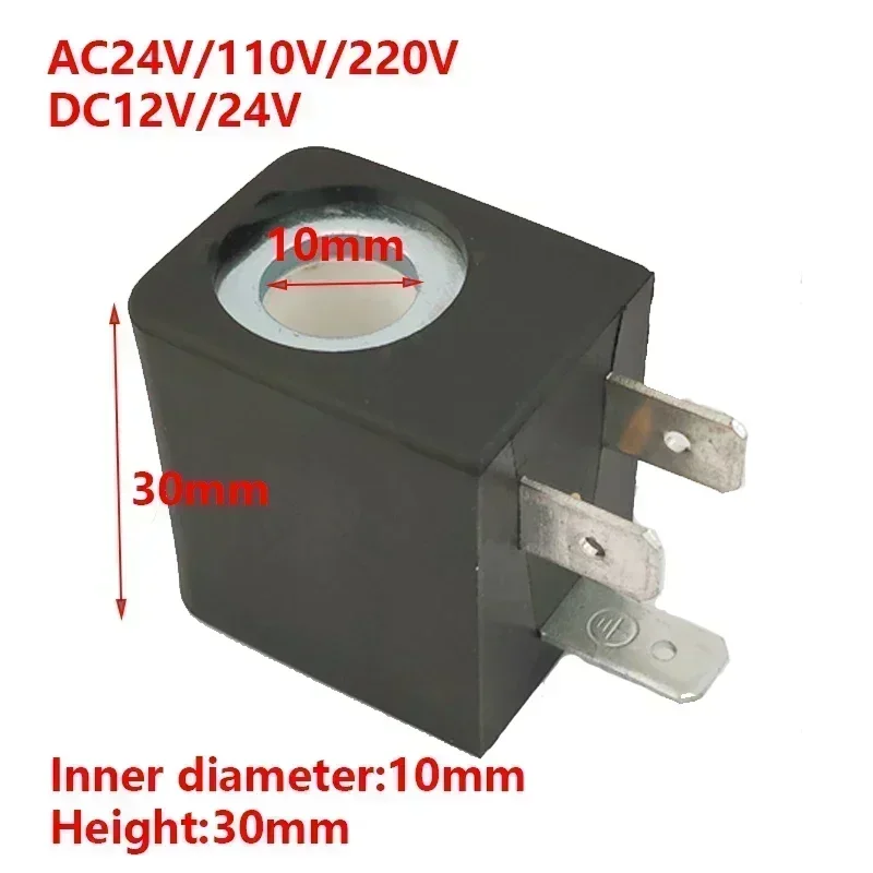 Ceme Solenoid Vnútrový priemer Vnútorný priemer 10 mm 30 mm DC12V DC24V AC24V AC110V AC220V