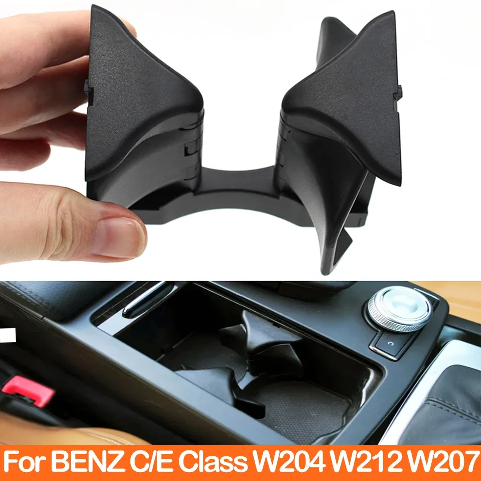 Central lakťové nápojové nápojové poháriky Držiteľ vložený klip pre Mercedes Benz CE trieda W204 W212 W207 C200 C220 C250 C300 2046802391