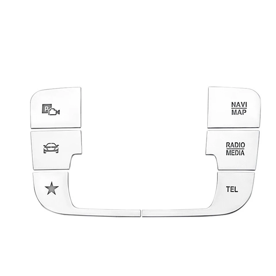 Centrum Console Media Media Mouse Gutton Decanrative Trim Stickers for Mercedes EQB gombíkové dekoratívne nálepky