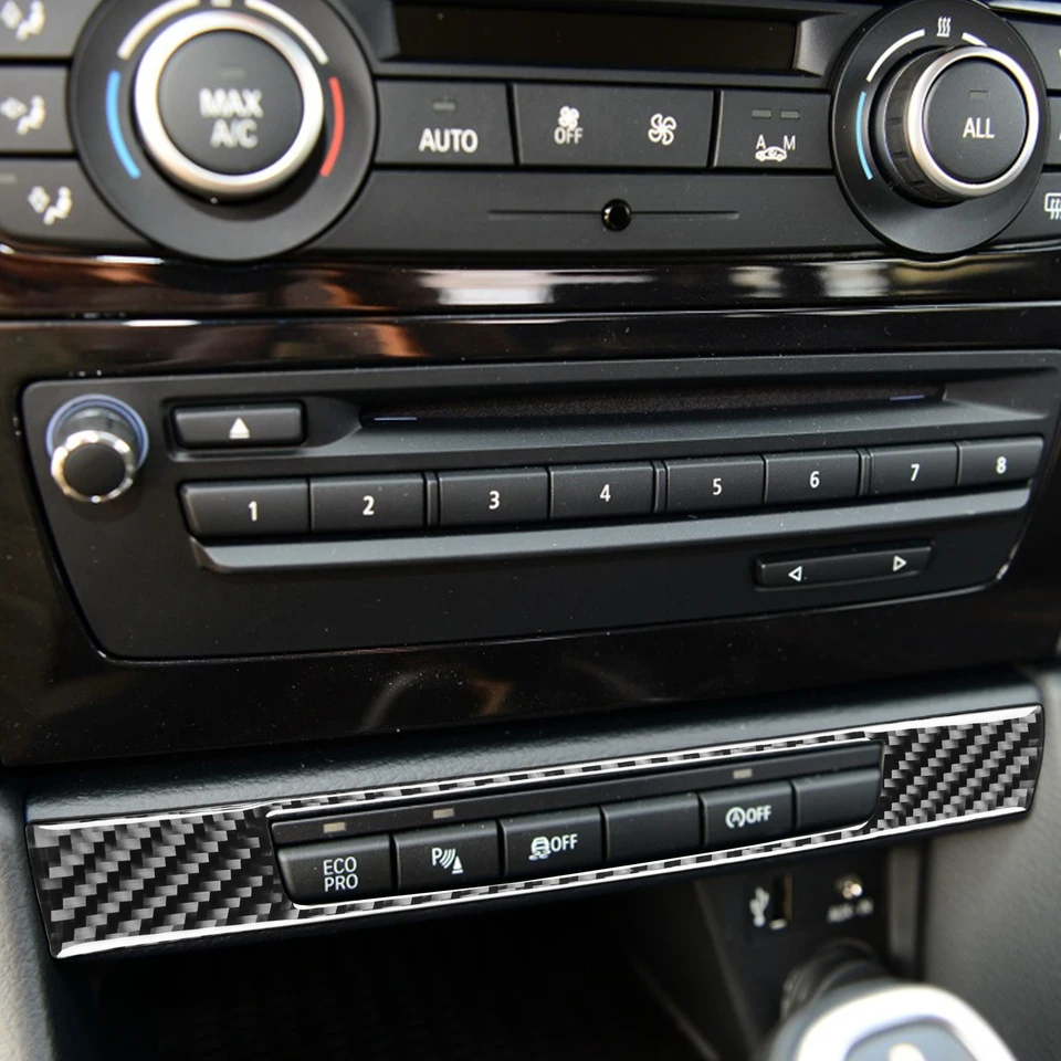 Centrálne ovládacie gombíky dekorácie kryte obklad nálepky pre nálepku pre BMW E84 x1 2011-2015
