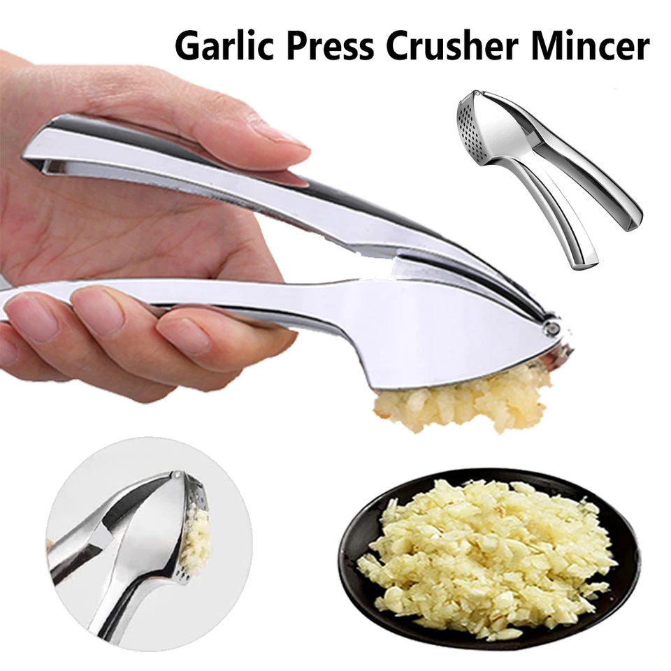 Cesnak Press Super ľahko použiteľný cesnakový mincer nástroj drvenie cesnaku bez námahy s ergonomickou rukoväťou pre jemný cesnak pre jemný cesnak