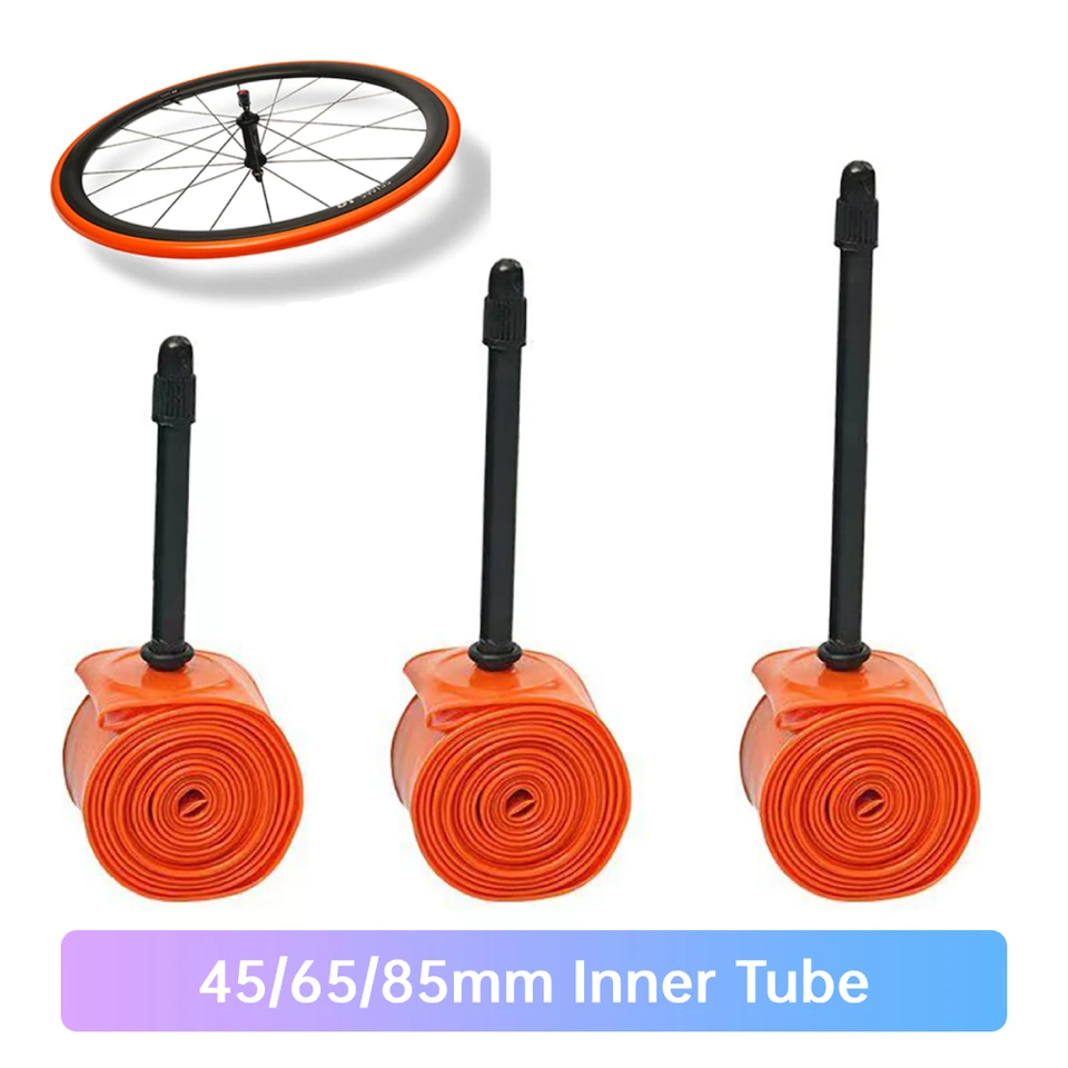 Cesta Bicycle TPU Pneumatika Mini prenosná cestná bicykel Vnútorná trubica 700C 45/65/85 mm dĺžka ventilu ľahká super svetlá trubica