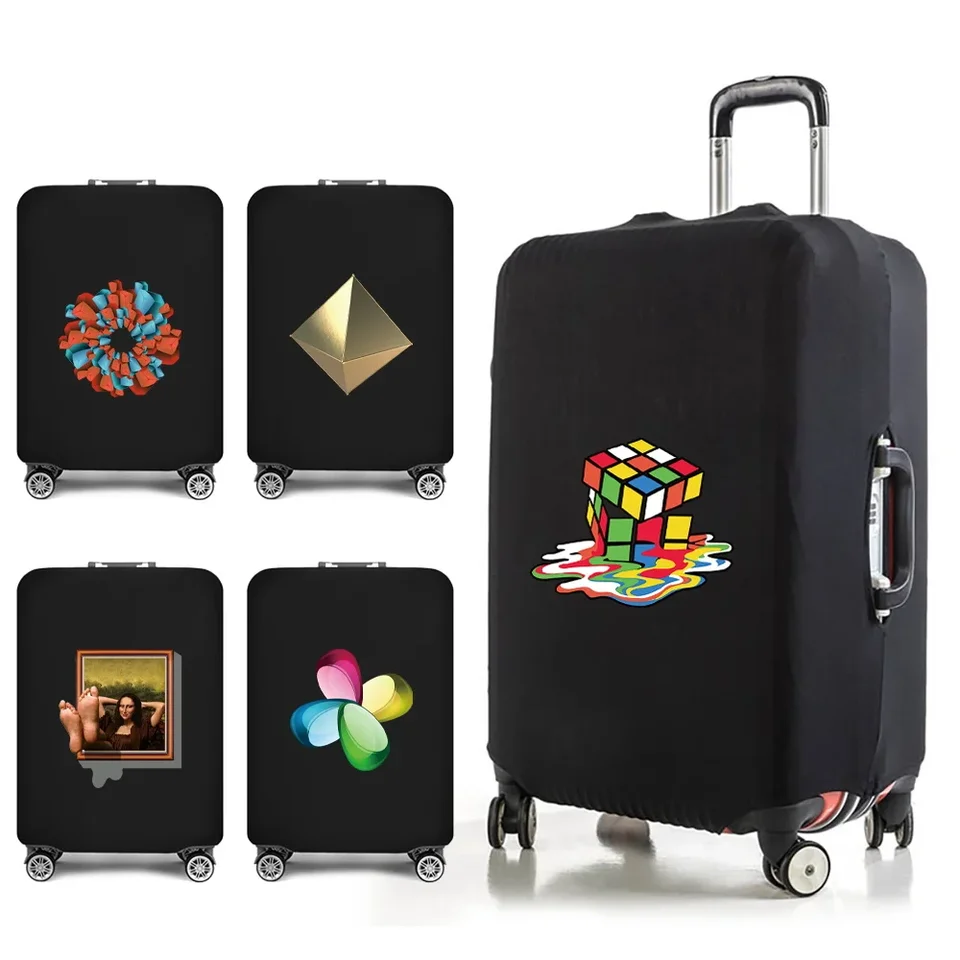 Cestovné základné tašky a kryt kufra pre 18-32 palcové 3D tlačové puzdro Case Traveling Accessory Carry-Ons-Of Batožiny