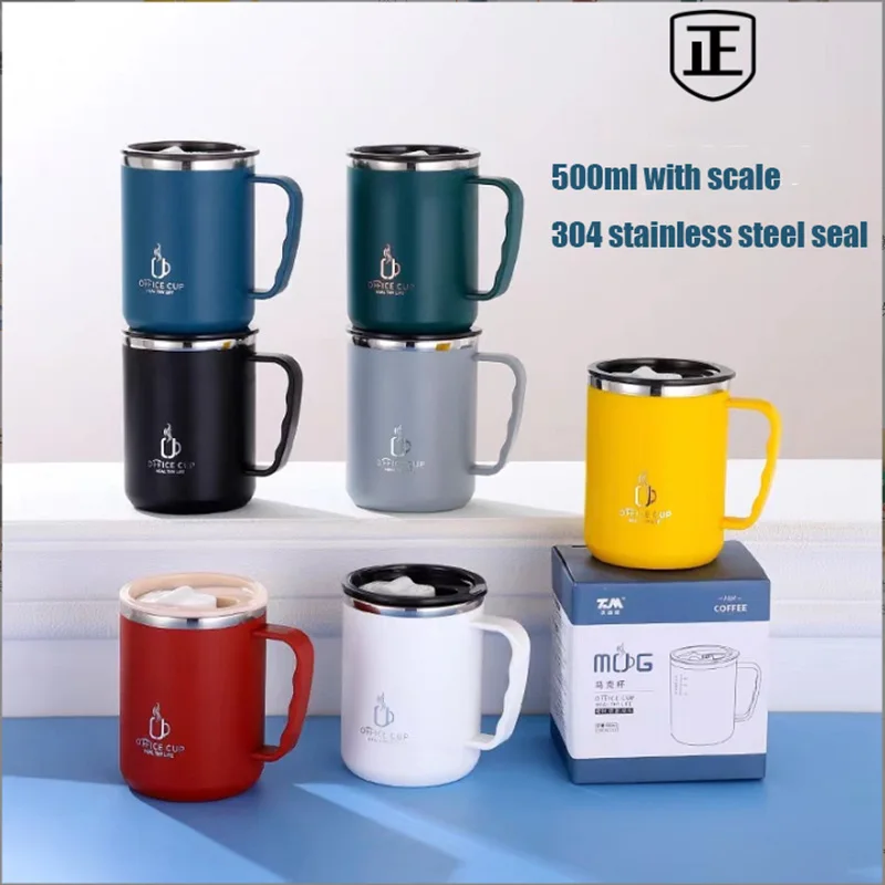 Cestovný hrnček na kávu z nehrdzavejúcej ocele s izoláciou veka Prenosná krásna malá stravovacia voda pohár Simple veterný butik elf bar