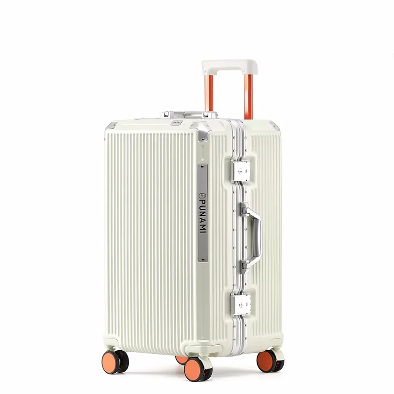 Cestovný kufrový muži Trolley Case 20inch Cabin Preneste batožinu s kolesami módna batožina pre ženy v kufroch hliníkový rám