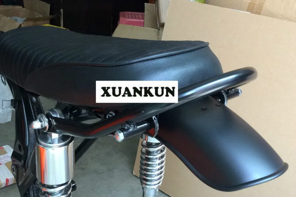 CG125 Motocykel retro modifikácia TACH U - TREAS TACK RUKREST TACKSTOCK SLAF