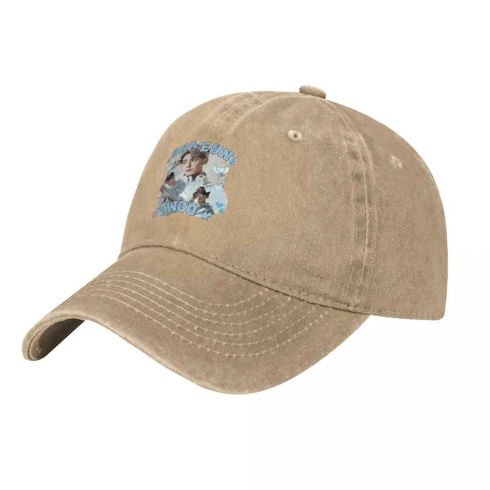 Cha Eunwoo Astro Cha Eun Woo Wreed Baseball Cap Singer K-pop vintage hip hopy