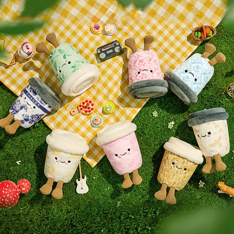 Chagee Good Friend Cup Series Blind Box Guess Bag 100% Original Cute Anime Figing Desktop Ozdoby