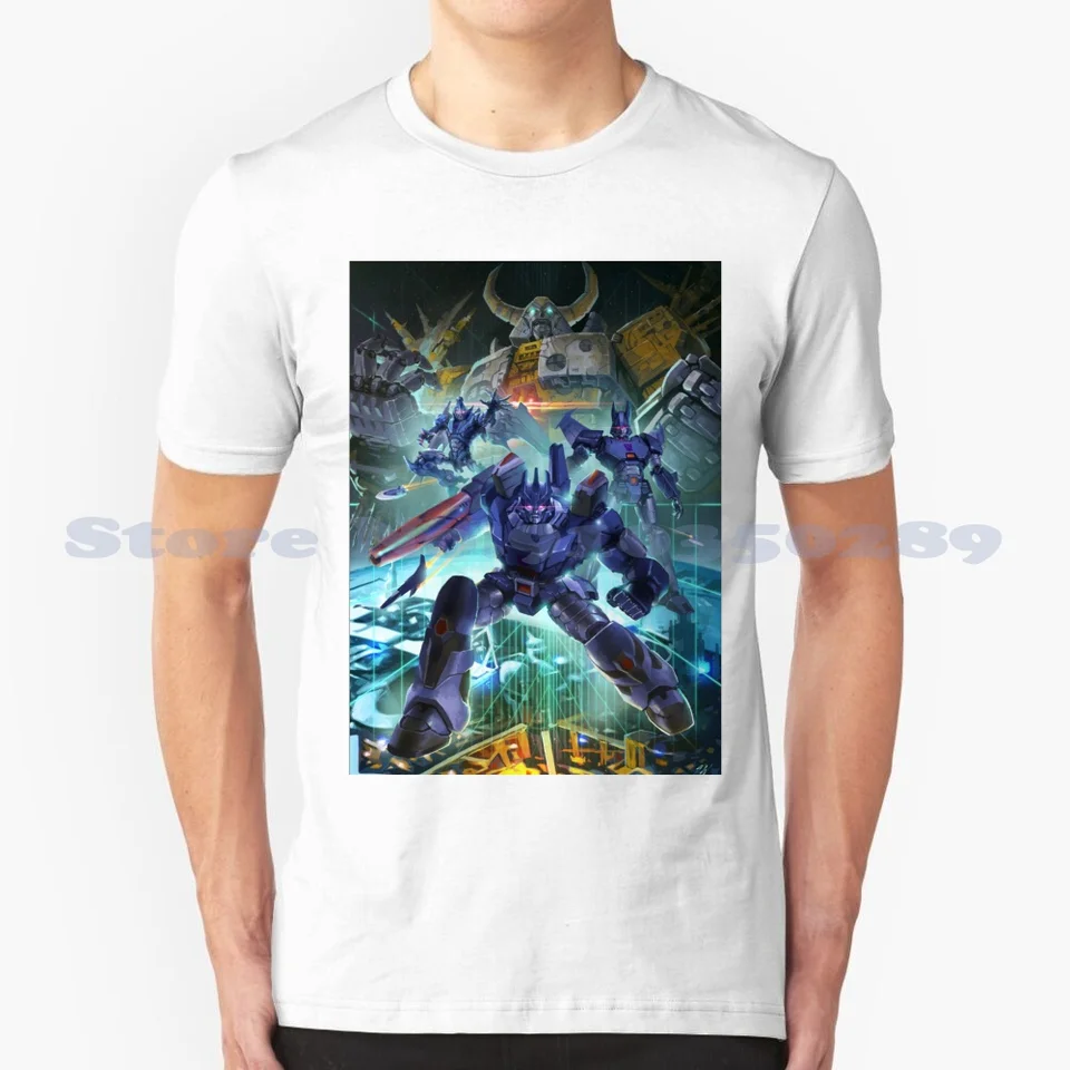 Chaos Bringer 100% bavlnené tričko Tf film Unicron Galvatron Decepticons retro G1 Robot