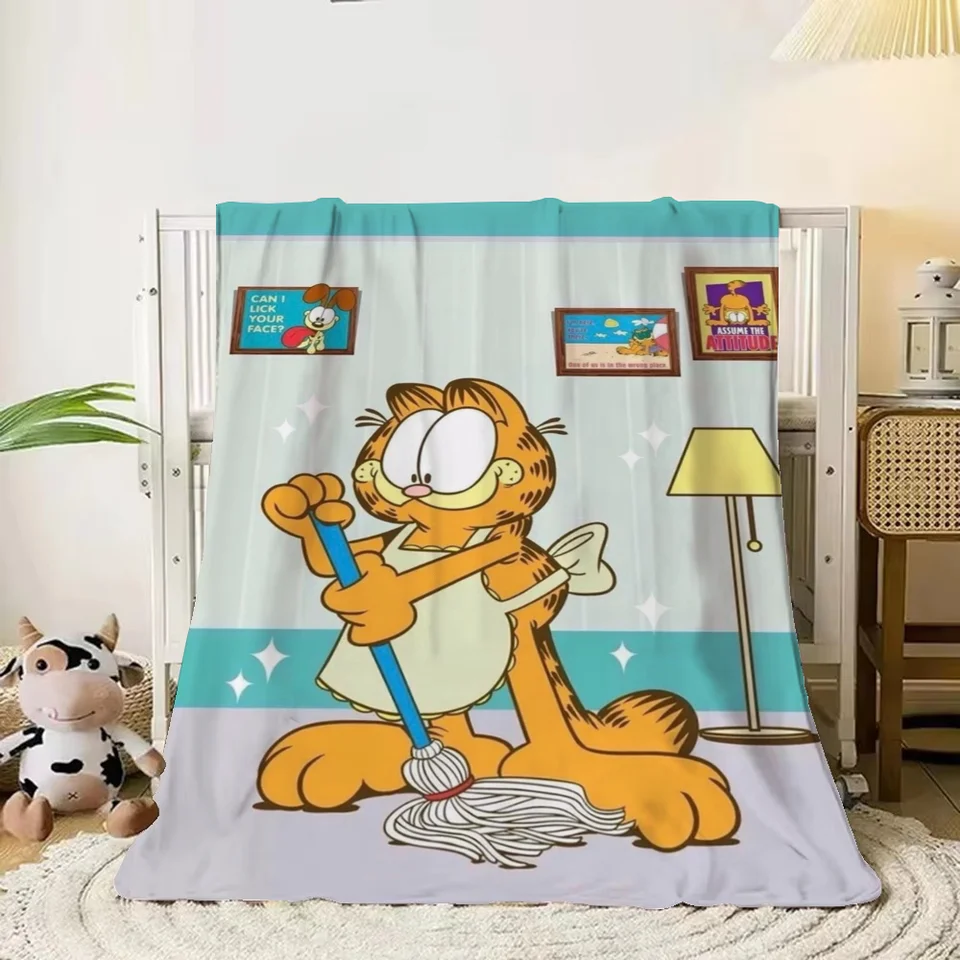Charakter prikrývka Garfields Plaid prikrývky pohovka dekorácie postele prikrývky a hodí interiér pre domácu tenkú deku v brodu