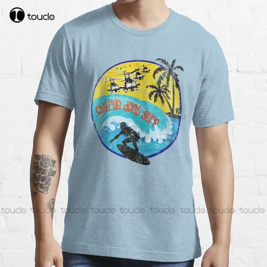 Charlie Don't Surf Apocalypse Teraz tričko Golf Tees Custom Aldult Teen Unisex Digital Printing XS-5XL VŠETKY sezón