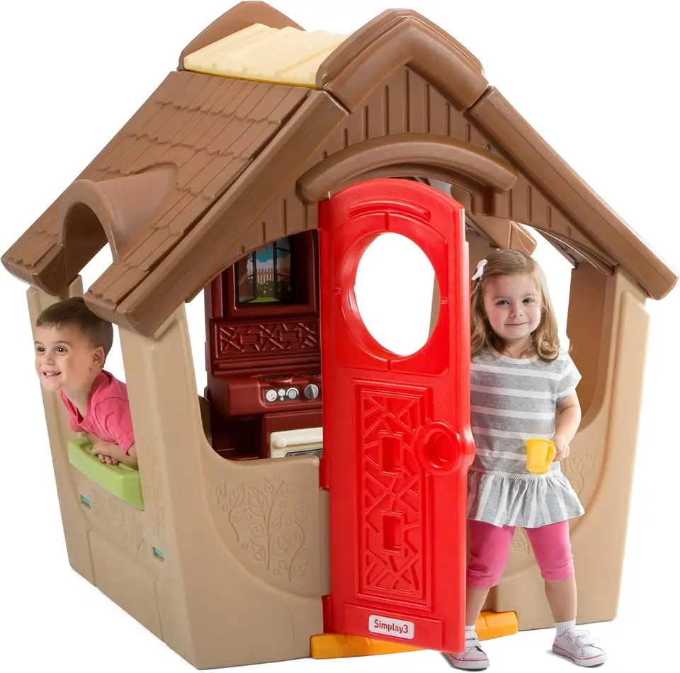 Chata Garden View, Kids Indoor Outdoor Playhouse pre 4 alebo viac detí 18 mesiacov a viac (52 