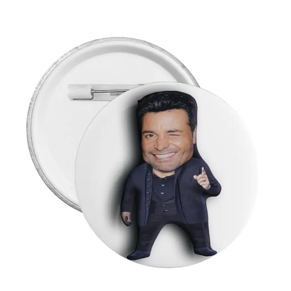 Chayanne chiquito meme soft gombíka PIN vlastná módna hudba spevák pinback odznaky brošní priatelia darček