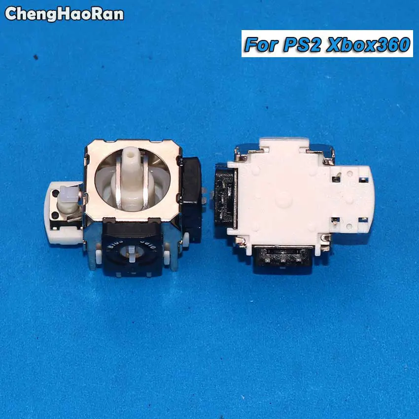 Chenghaoran 2pcs 3D analógový joystick pre PS2 Xbox 360 Controller Game Joystick Joystick Wireless Controller Analógový senzorový osový príslušenstvo