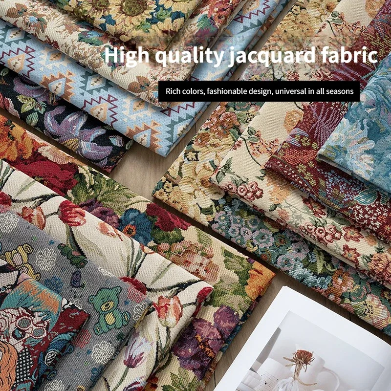 Chenille jacquard tkanina čalúnenie metermi pre záclony klobúk vankúš obrus pre kuživo