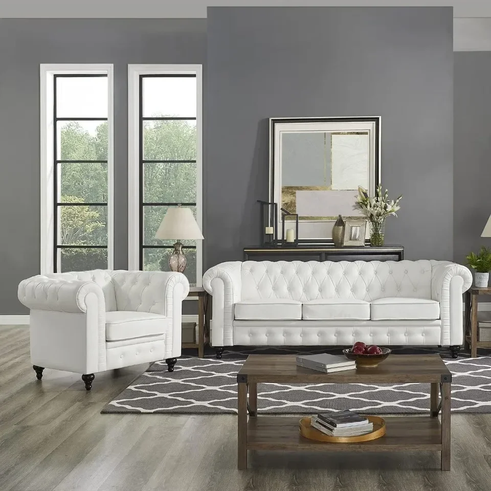 Chesterfield Sofa Set Obýva