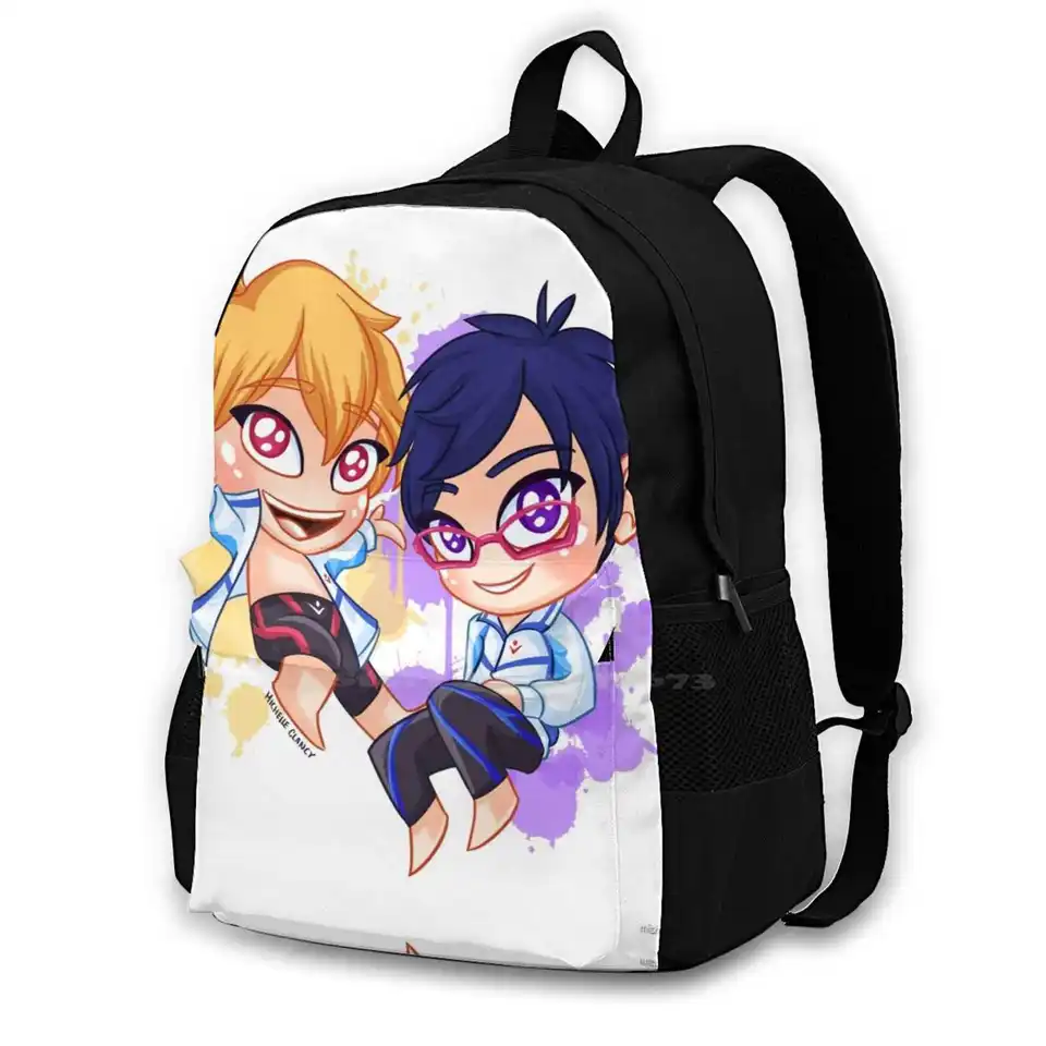 Chibi Time! Nagisa a veľká kapacita školy batoh pre laptop cestovné tašky zadarmo večné leto Hazuki
