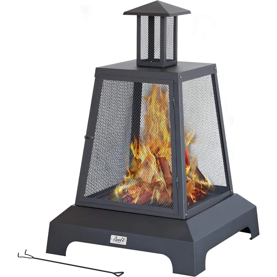 Chimenea Krb von Outdoorový krb Fire Pit Wood Horenie 27,5 